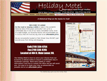 Tablet Screenshot of holidaymotellamar.com